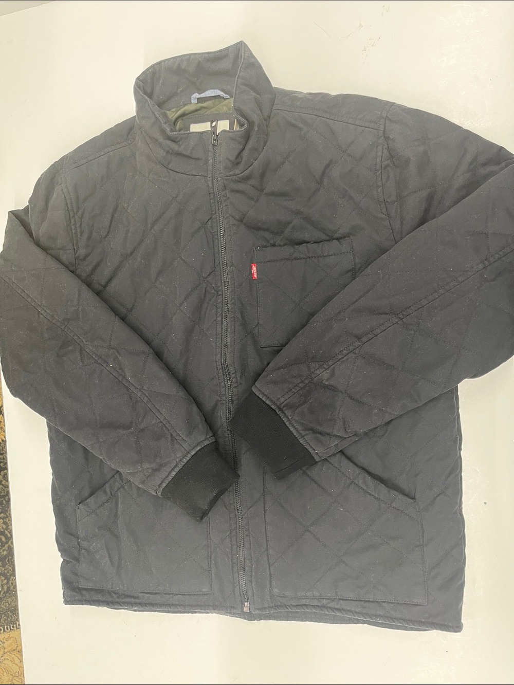 NEW Levi's Men's Cotton Canvas Diamond Quilted Hunting Jacket Size Medium